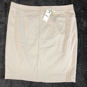 Express khaki colored pencil skirt